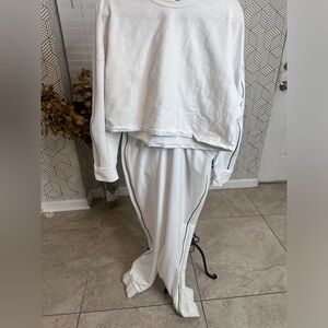 White pants set XL